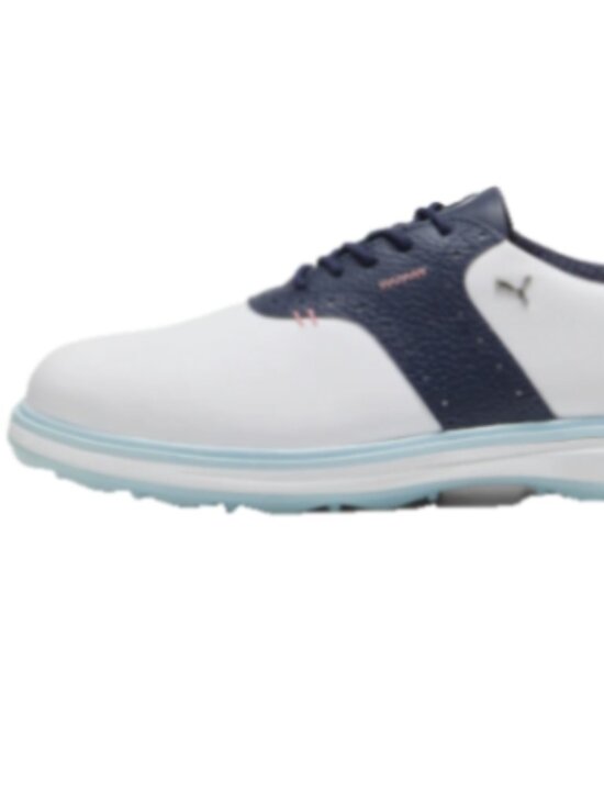 NEW in Box Puma Avant Spikeless Golf Shoes White/Deep Navy #379428-Size 12 main image 8